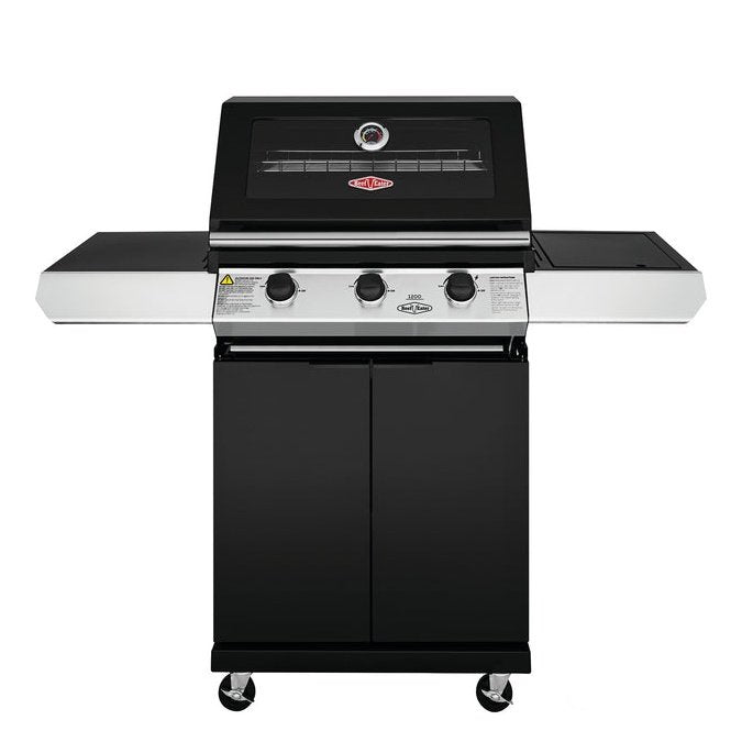 Beefeater 1200E Series - 3 Burner BBQ & Side Burner Trolley