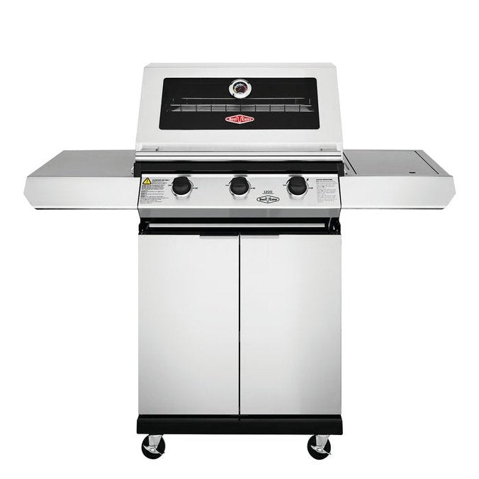 Beefeater 1200S Series - 3 Burner BBQ & Side Burner Trolley