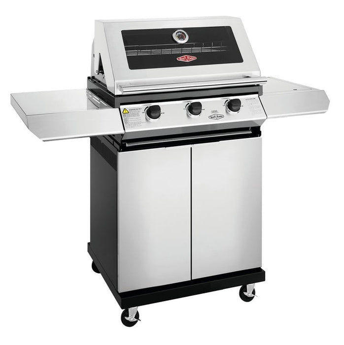 Beefeater 1200S Series - 3 Burner BBQ & Side Burner Trolley