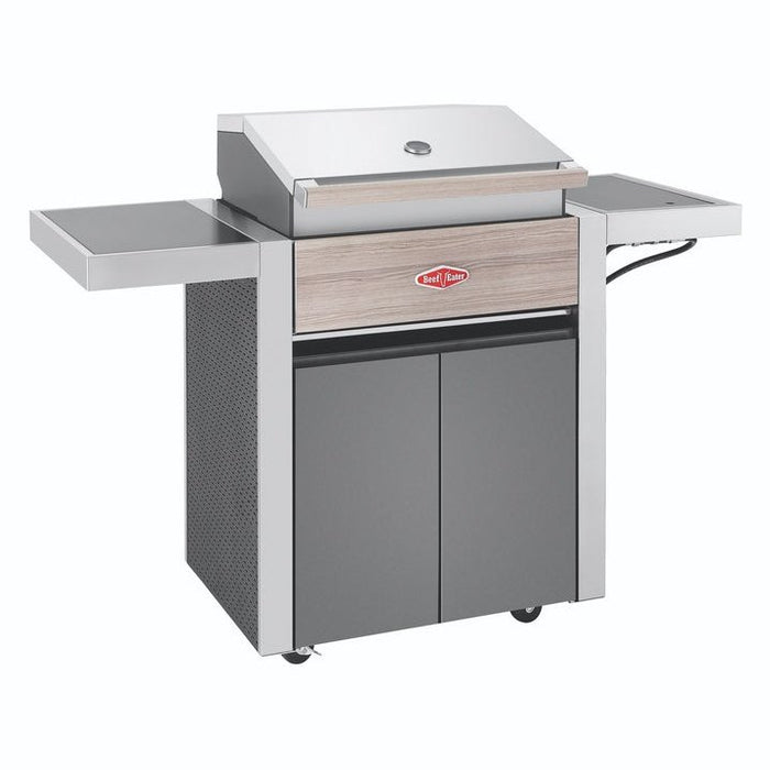 Beefeater 1500 Series - 3 Burner BBQ & Side Burner Trolley