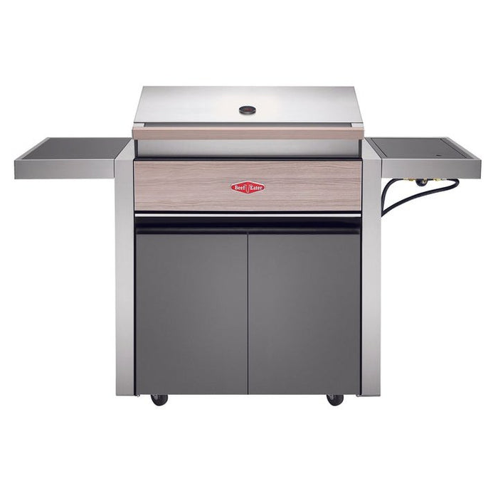 Beefeater 1500 Series - 4 Burner BBQ & Side Burner Trolley