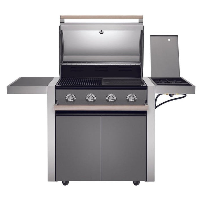 Beefeater 1500 Series - 4 Burner BBQ & Side Burner Trolley