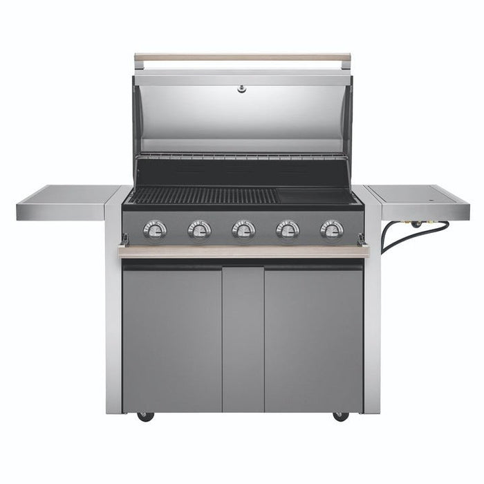 Beefeater 1500 Series - 5 Burner BBQ & Side Burner Trolley