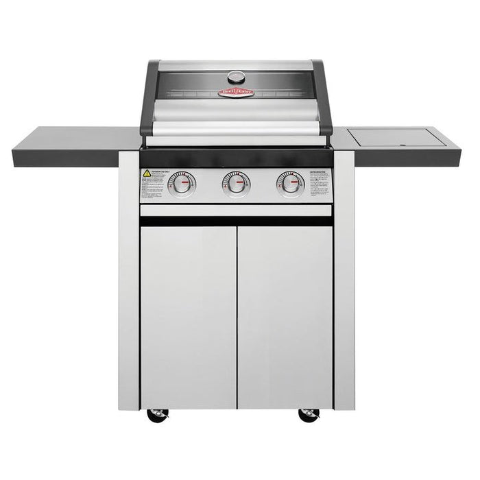 Beefeater 1600S Series - 3 Burner BBQ & Side Burner Trolley