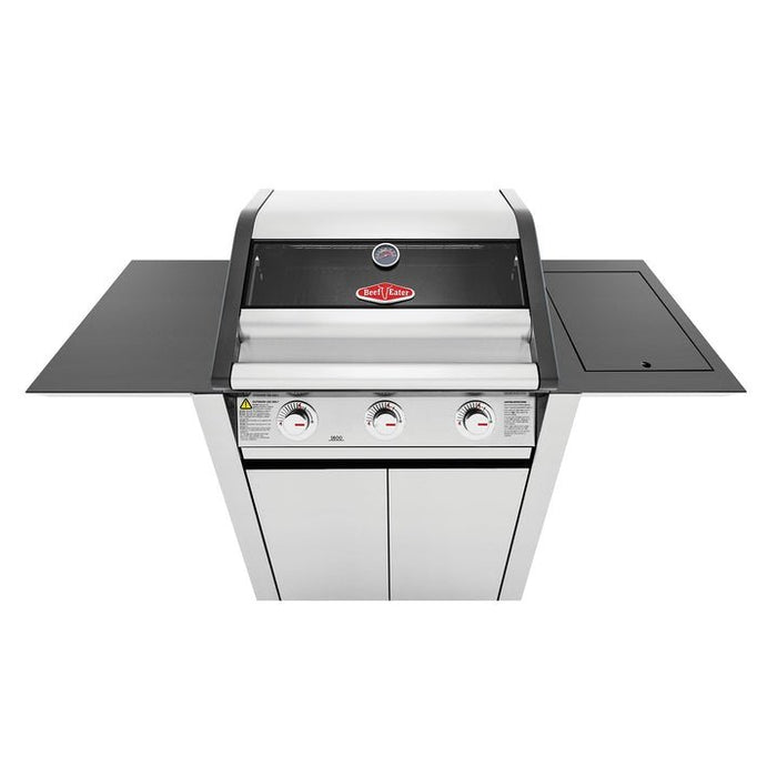 Beefeater 1600S Series - 3 Burner BBQ & Side Burner Trolley