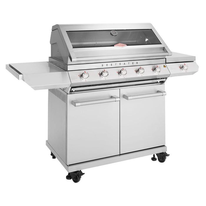 Beefeater 7000 Series Classic - 5 Burner BBQ & Side Burner Trolley