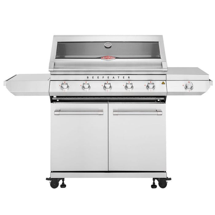 Beefeater 7000 Series Classic - 5 Burner BBQ & Side Burner Trolley