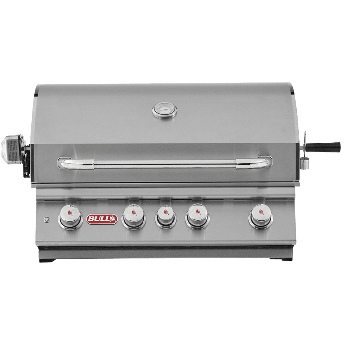 Bull BBQ Angus Built-In 4 BurnerNatural Gas Barbecue W/Lights & Rotisserie & Rear Burner