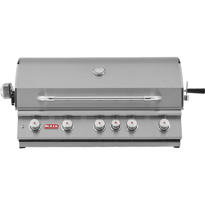 Bull BBQ Brahma Built-In 5 Burner Natural Gas Barbecue W/Lights & Rotisserie & Rear Burner