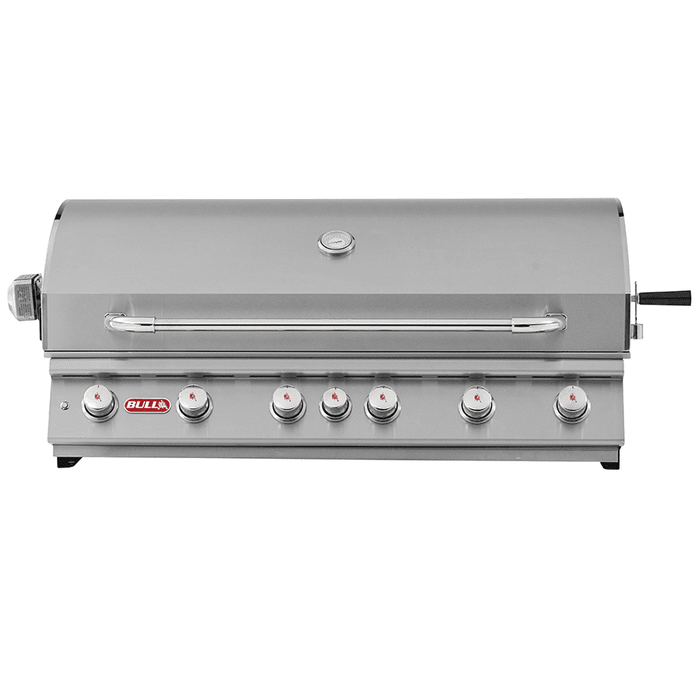 Bull BBQ Diablo Built-In 6 Burner Propane Gas Grill W/Lights & Rotisserie & Rear Burner