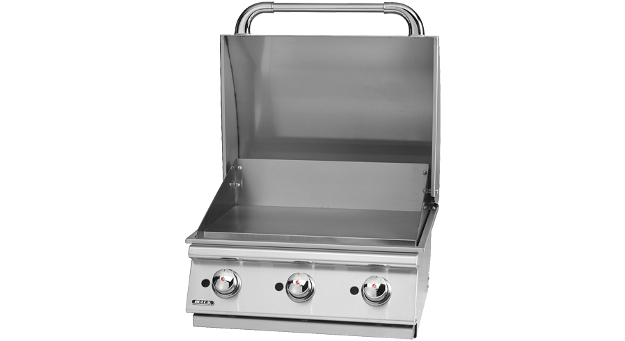 Plancha Commercial style Built-In 3 Burner Propane Gas Griddle