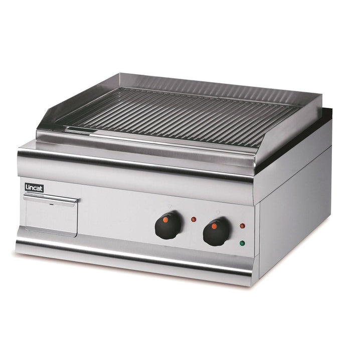 Lincat Silverlink 600 Electric Counter-top Griddle - Twin Zone - Fully-Ribbed Plate - W 600 mm - 4.0 kW