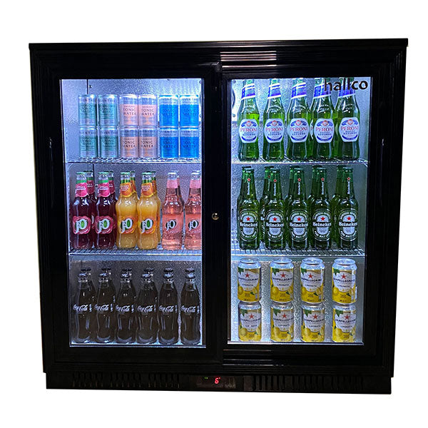 Hallco Undercounter Bottle Cooler  Double Door