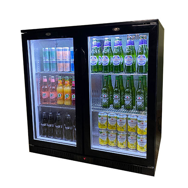 Hallco Undercounter Bottle Cooler  Double Door