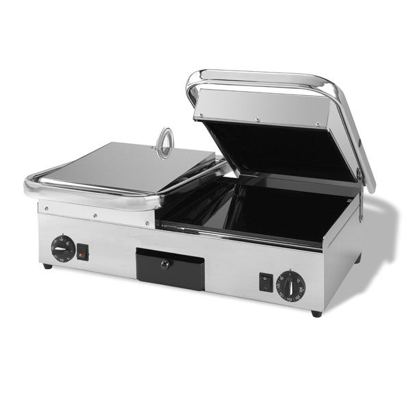 Hallco Panini/Contact Grill  Ribbed Top & Flat Bottom