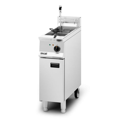 Lincat Opus 800 Electric Free-standing Single Tank Fryer with Pumped Filtration - 1 Basket - W 300 mm - 12.0 kW