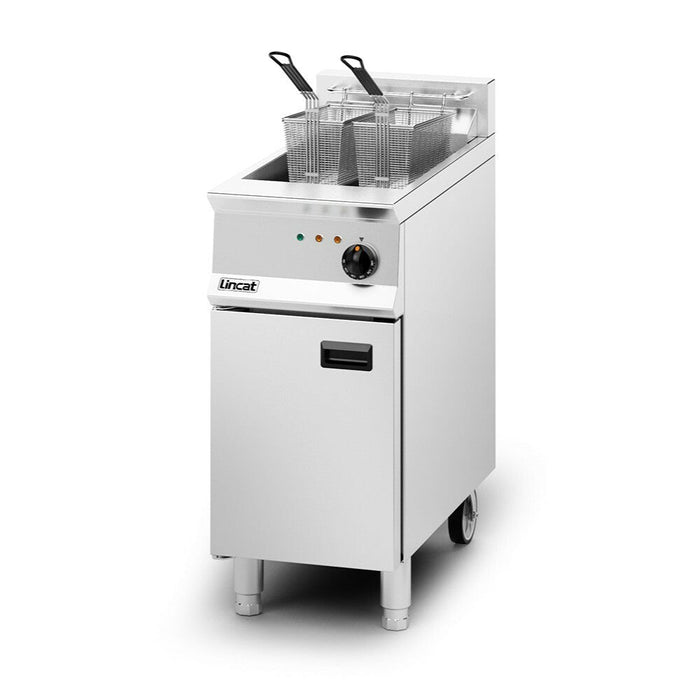 Lincat Opus 800 Electric Free-standing Single Tank Fryer - 2 Baskets - W 400 mm - 14.0 kW