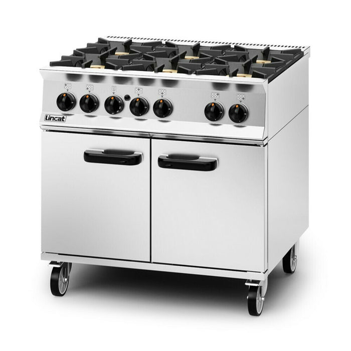 Lincat Opus 800 OG8002/P Propane Gas Free-standing Oven Range - 6 Burners - W 900 mm - 50.5 kW