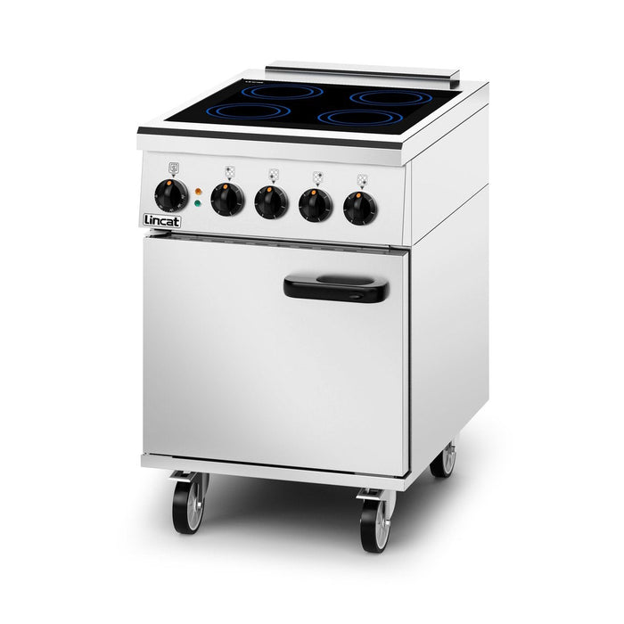 Lincat PHER02 Phoenix Electric Free-standing Induction Oven Range - 4-Zone - W 600 mm - 11.4 kW [1 or 3-Phase]