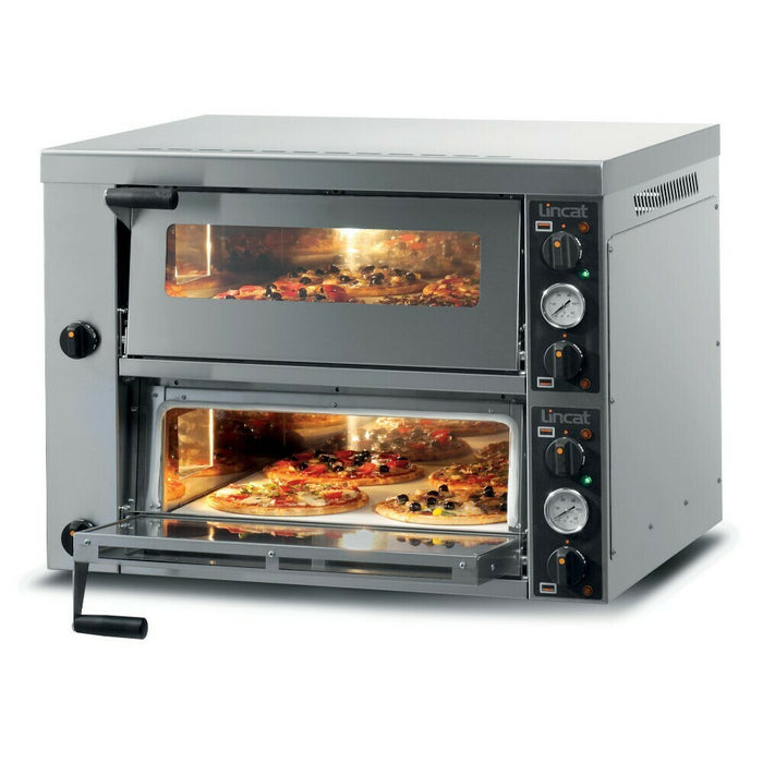 Lincat PO425-2 Electric Counter-top Pizza Oven - Twin-Deck - W 886 mm - 6.0 kW