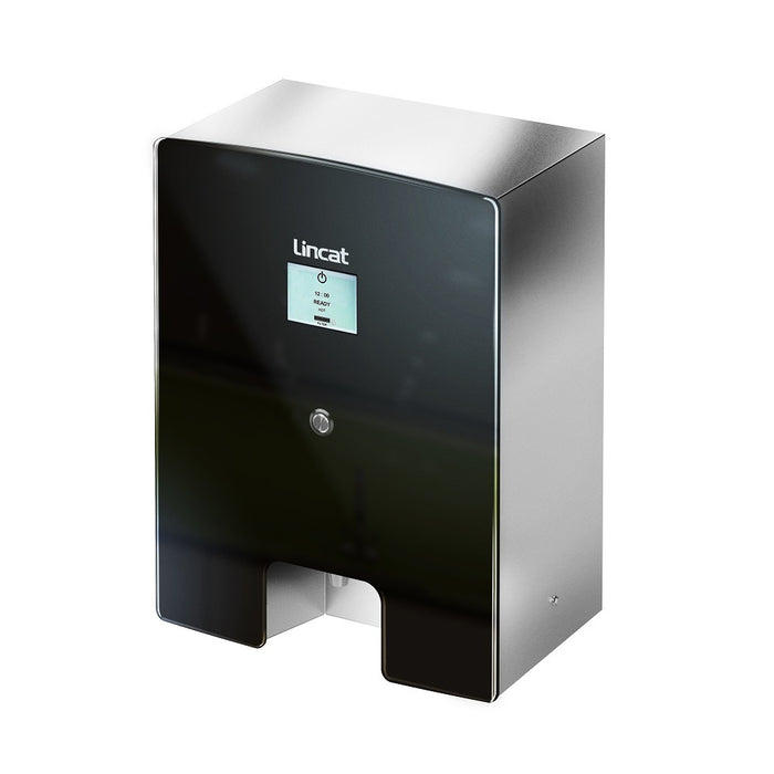 Lincat FilterFlow WWMB5FX/PB/B MB Wall Mounted Automatic Fill Push Button Boiler - Black Glass - 5L Capacity - 3.0 kW