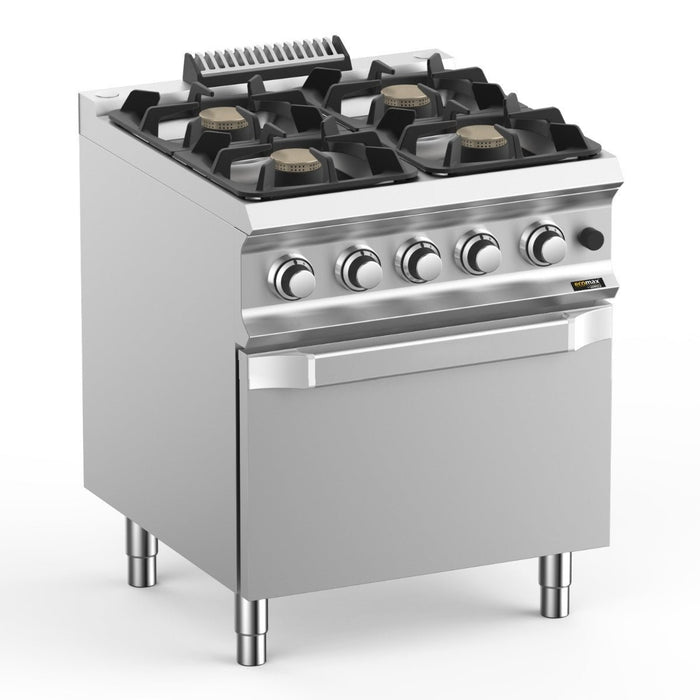 Hobart Ecomax HEFB77FGXL 4 Burner Hob with Oven