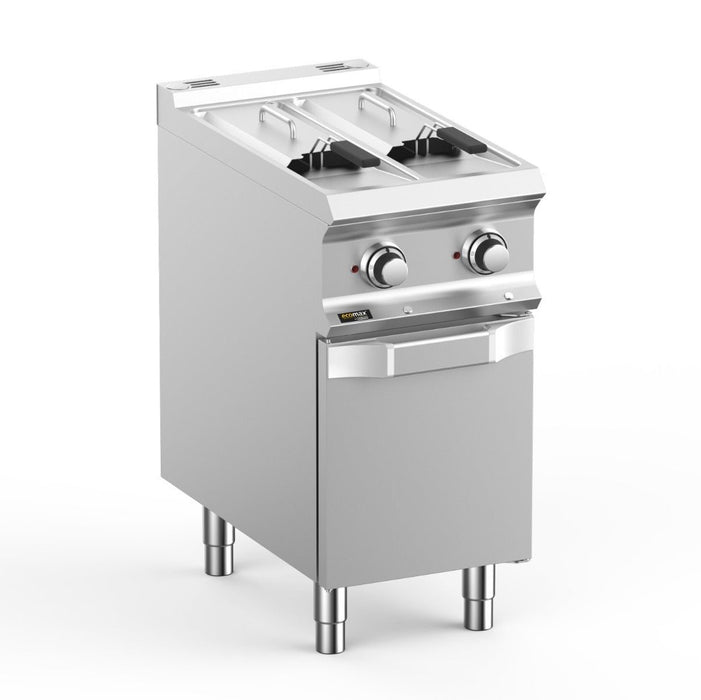 Hobart Ecomax HEFRE74A2V 2 x 7 Litres Double Well Fryer