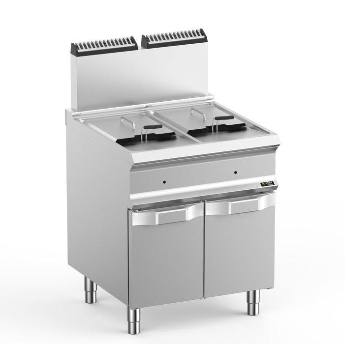 Hobart Ecomax HEFRG77A 2 x 14 Litres Double Well Fryer