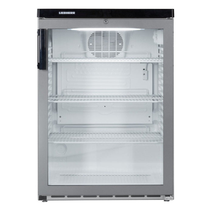 Liebherr FKvesf1803 Undercounter Glass Door Display Chiller - 180 Litres -  6.3 Cuft