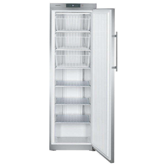 Liebherr GG4060 Single Door Stainless Steel Static Cooling Freezer - 382 Litres