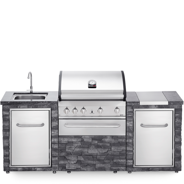 Grandhall Stone Island Outdoor Kitchen (excl. grill)